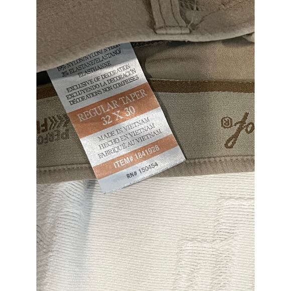 Weatherproof Vintage Beige Regular Taper Chinos Mens 32x30 - Picture 3 of 3